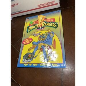 Vintage Retro 90s Mighty Morphin Power Rangers Kids Coloring Activity (WTF48)s